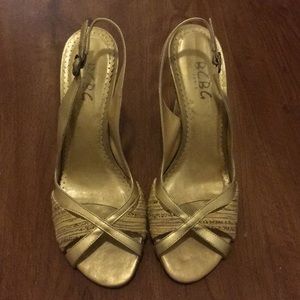 BCBG wedge sandals